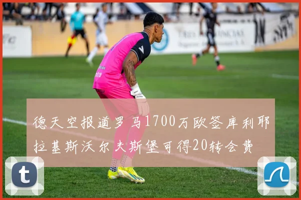 德天空报道罗马1700万欧签库利耶拉基斯沃尔夫斯堡可得20转会费